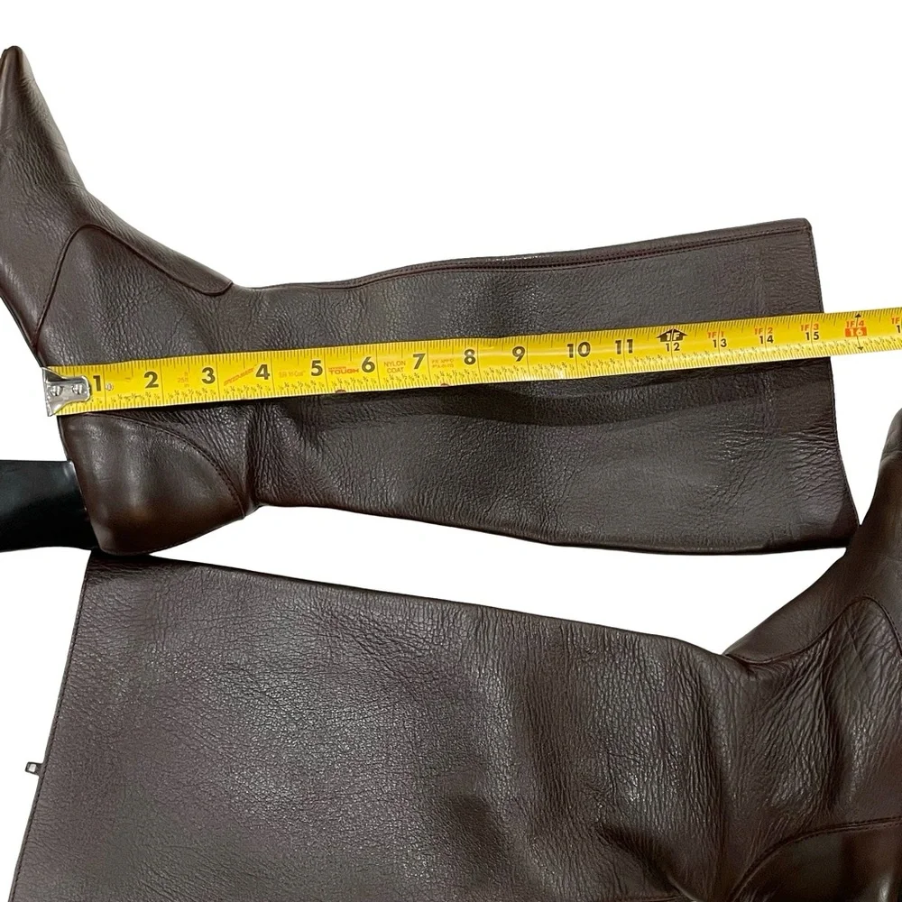 MNG Chocolate Brown Boots, Size 7.5
